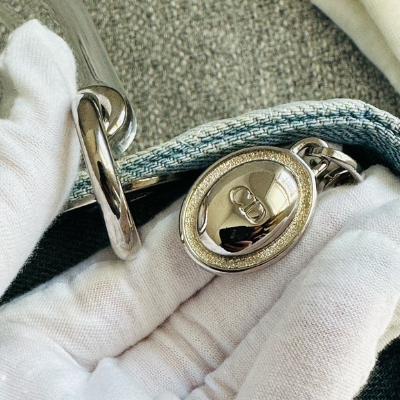 SOLD Christian Dior Lady Dior Cannage Denim Purse - Picture 11 of 15